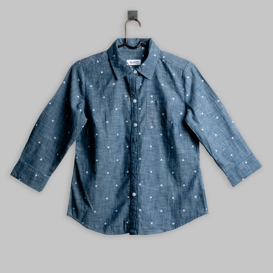 Jup chambray shirt in blue